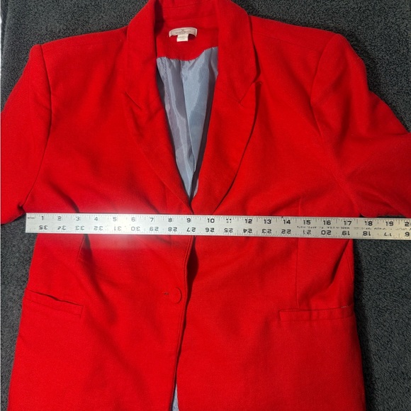 Jules & Leopold Bold Red Blazer - Picture 6 of 9